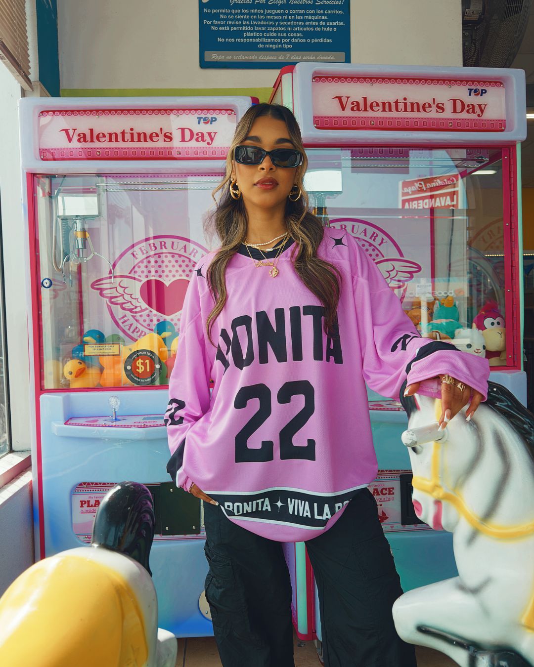 PINK BONITA HOCKEY JERSEY
