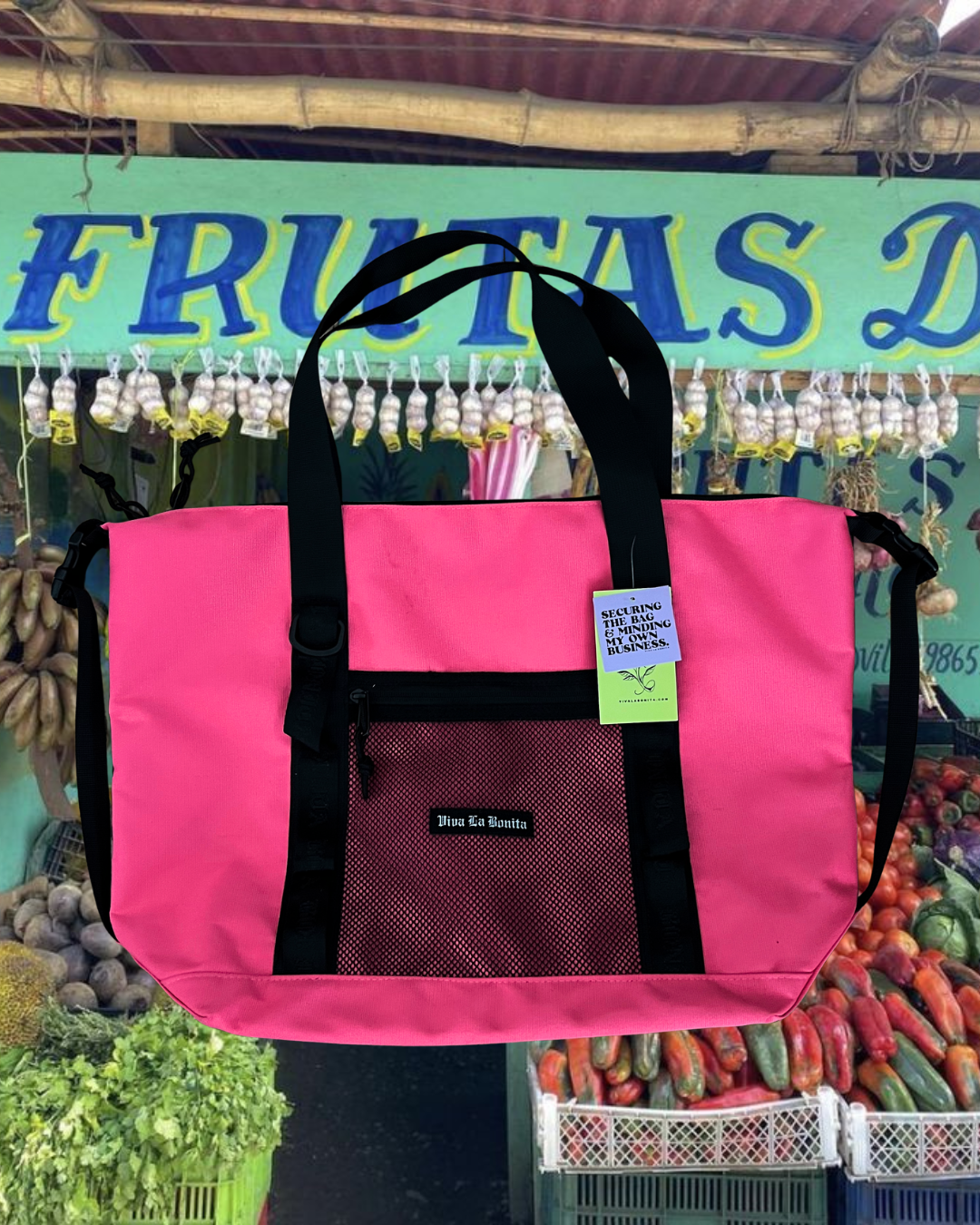 HOT PINK BONITA LARGE BAG SAMPLE