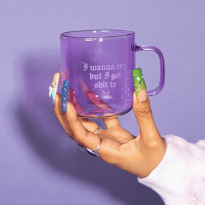 CRYBABY STAINED GLASS MUG