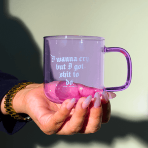 CRYBABY STAINED GLASS MUG