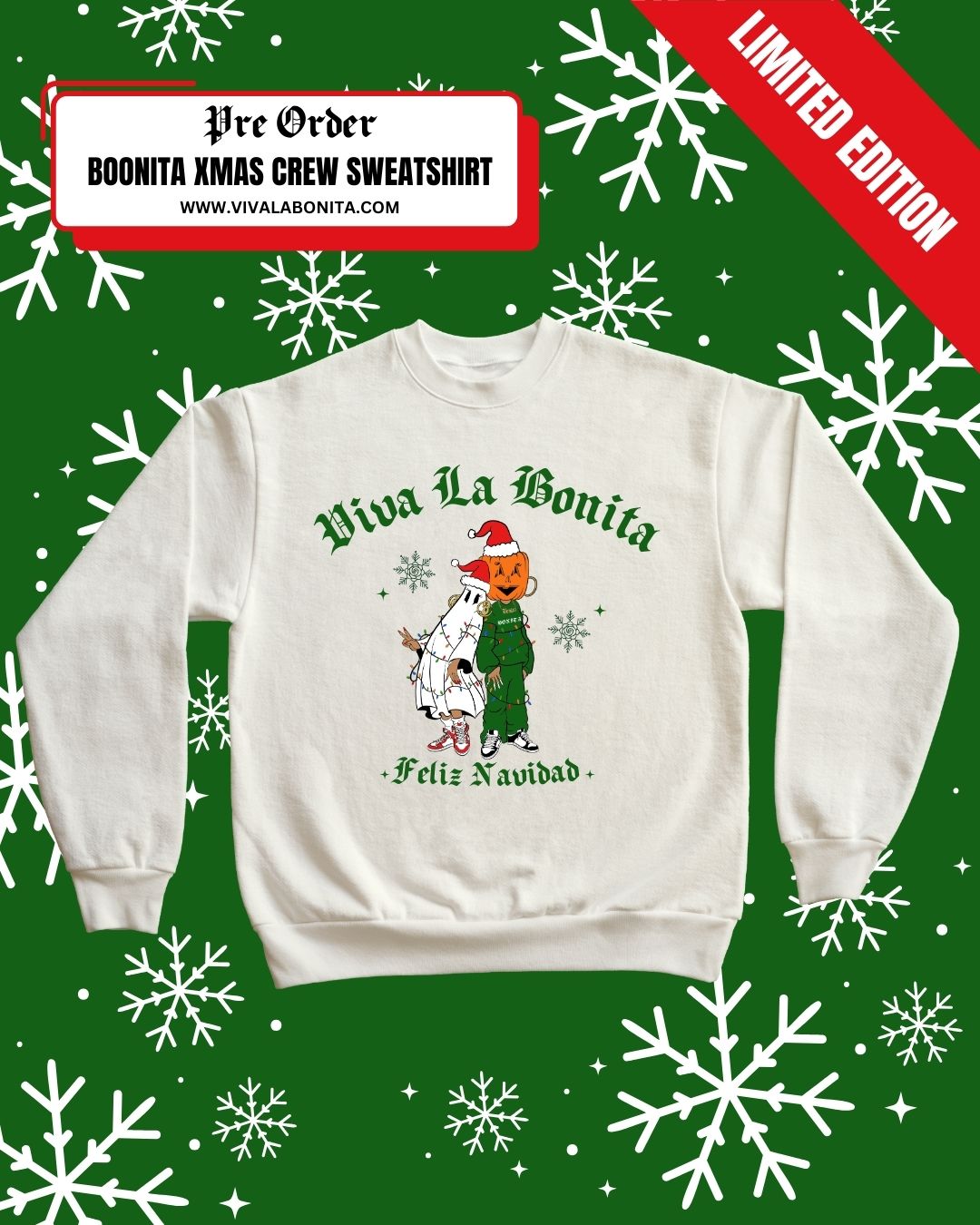 BOONITA SQUAD XMAS CREW SWEATSHIRT