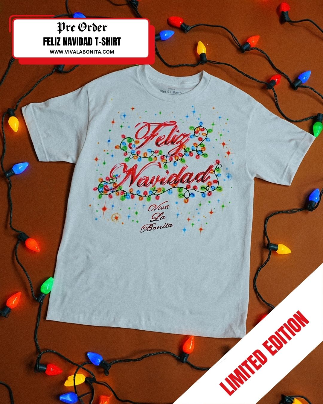 *PRE ORDER* FELIZ NAVIDAD BONITA T-SHIRT