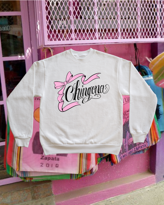 CHINGONA CREW SWEATSHIRT SAMPLE