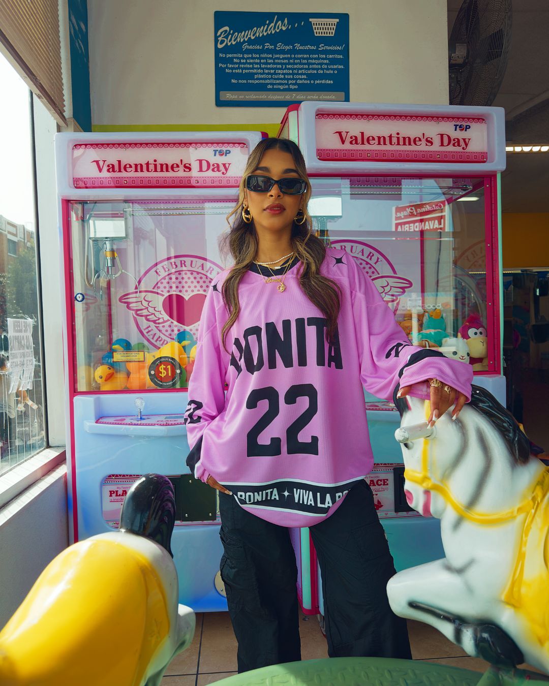 PINK BONITA HOCKEY JERSEY