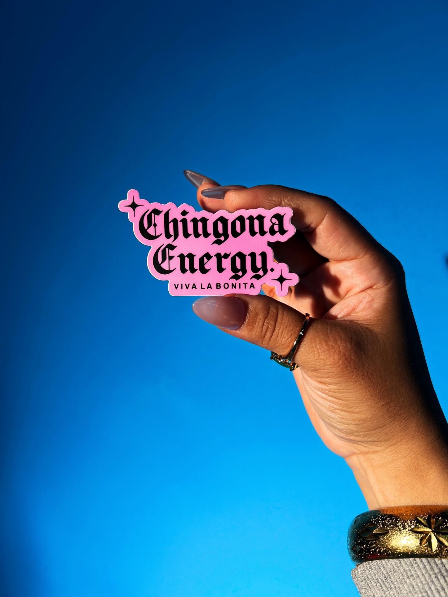 CHINGONA ENERGY STICKER