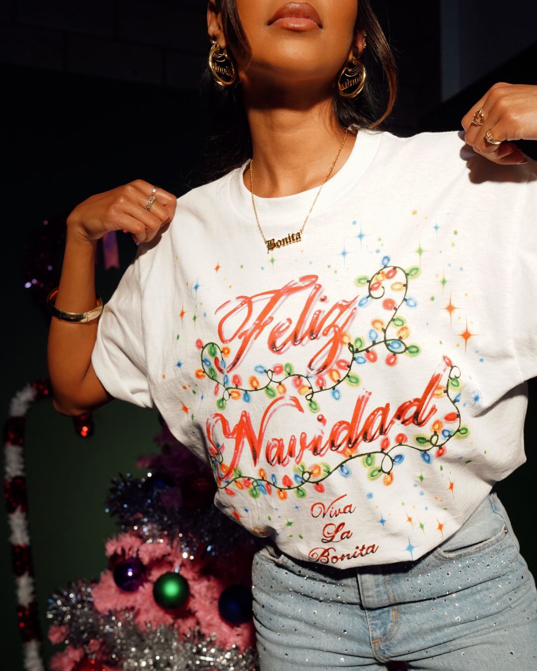 *PRE ORDER* FELIZ NAVIDAD BONITA T-SHIRT