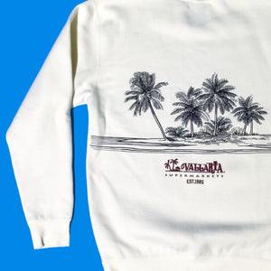 VALLARTA SUPERMARKETS X VIVA LA BONITA CREAM CREWNECK SWEATSHIRT