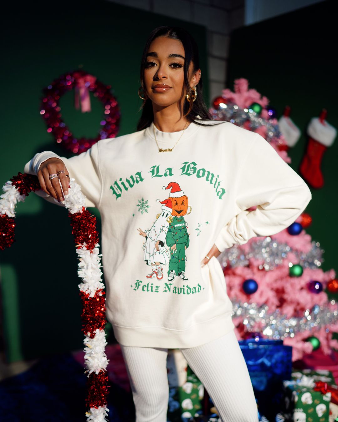 BOONITA SQUAD XMAS CREW SWEATSHIRT