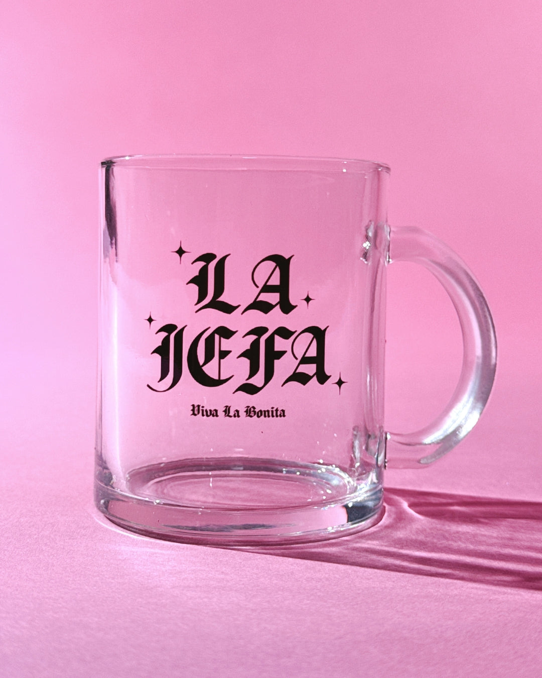 LA JEFA GLASS MUG