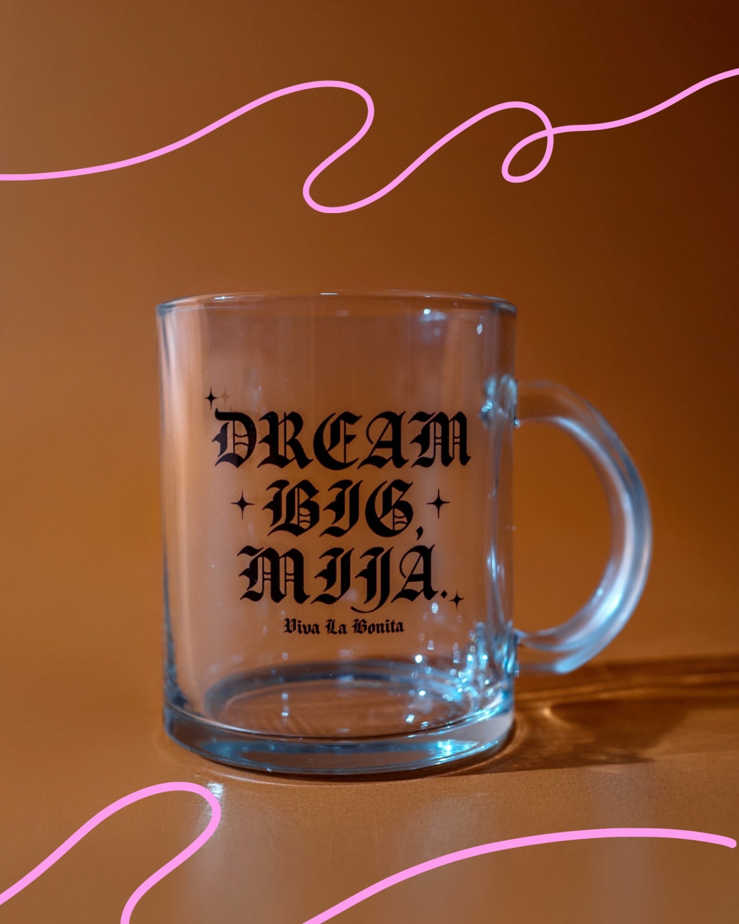 DREAM BIG MIJA GLASS MUG