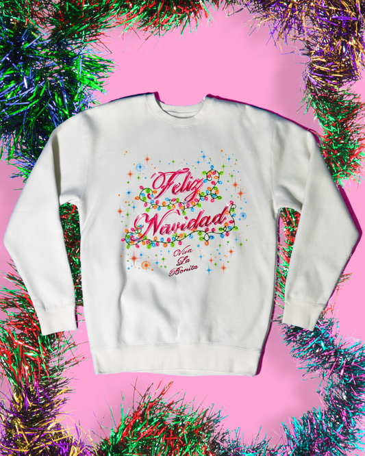 PRE ORDER FELIZ NAVIDAD OVERSIZED CREW SWEATSHIRT