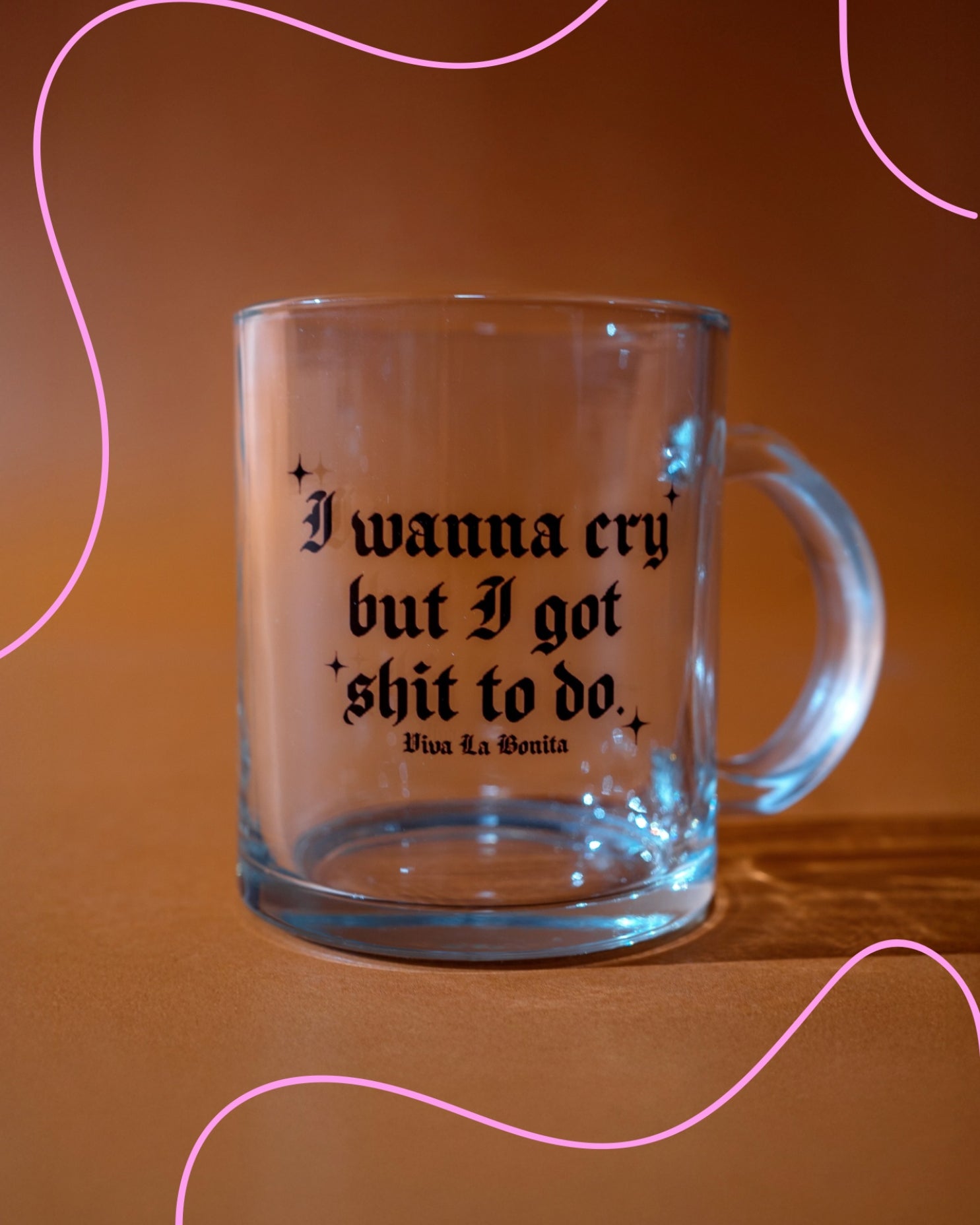 CRYBABY GLASS MUG