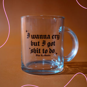 CRYBABY GLASS MUG