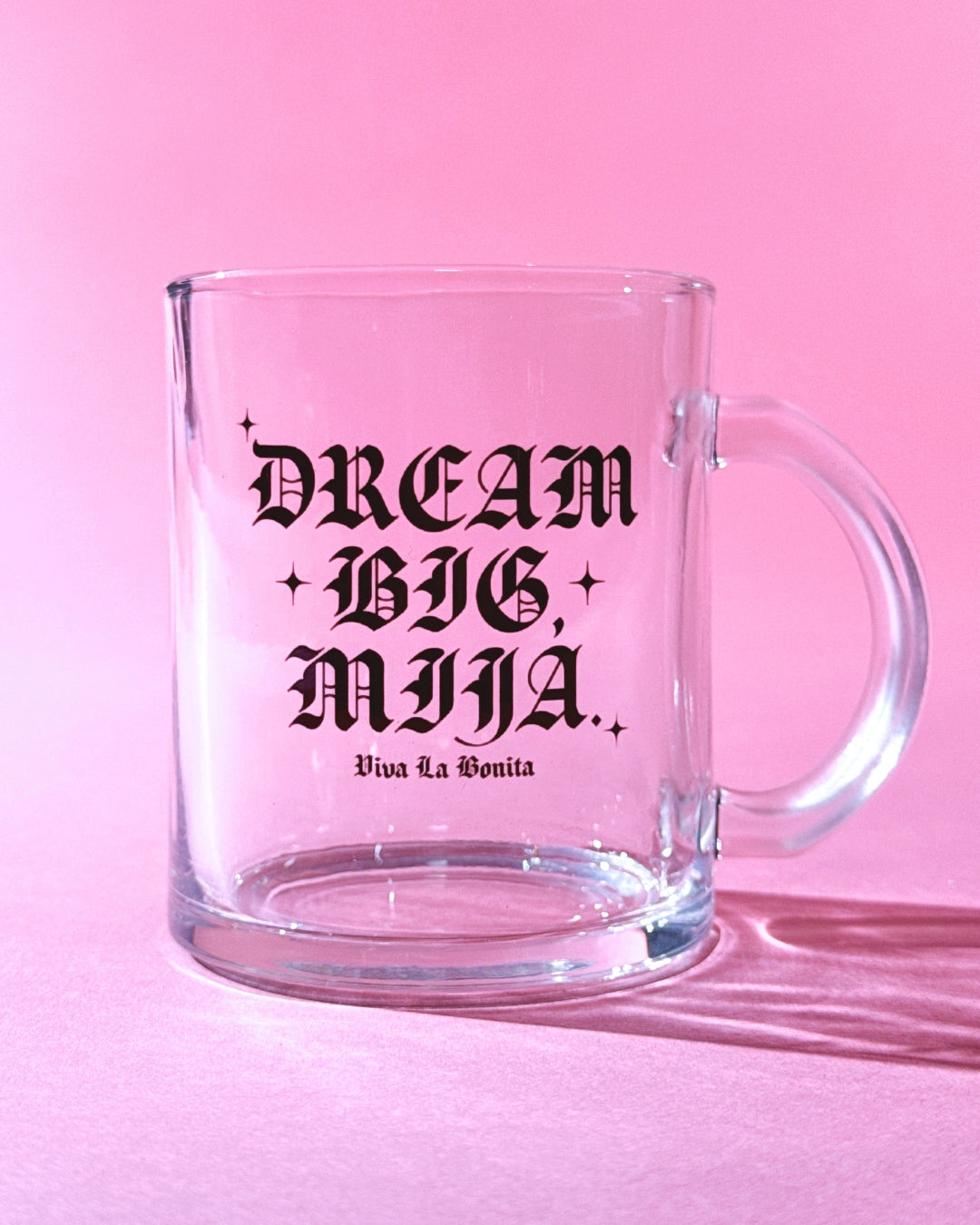 DREAM BIG MIJA GLASS MUG