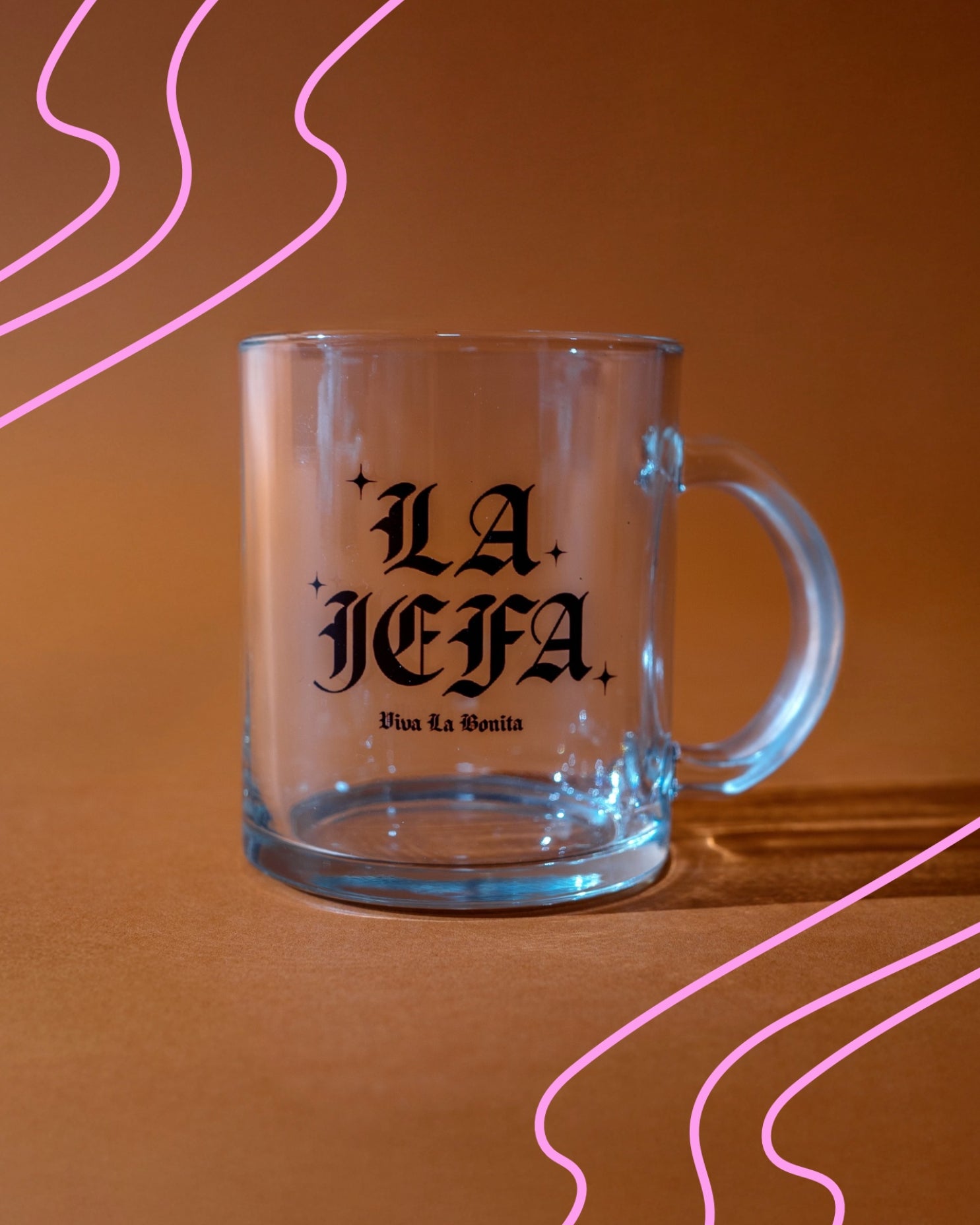 LA JEFA GLASS MUG