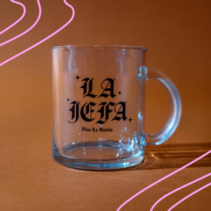 LA JEFA GLASS MUG