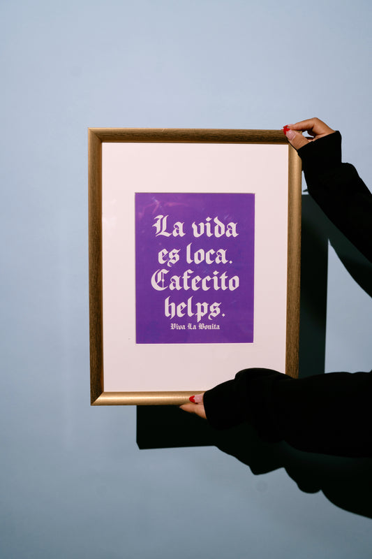 LA VIDA ES LOCA MINI POSTER