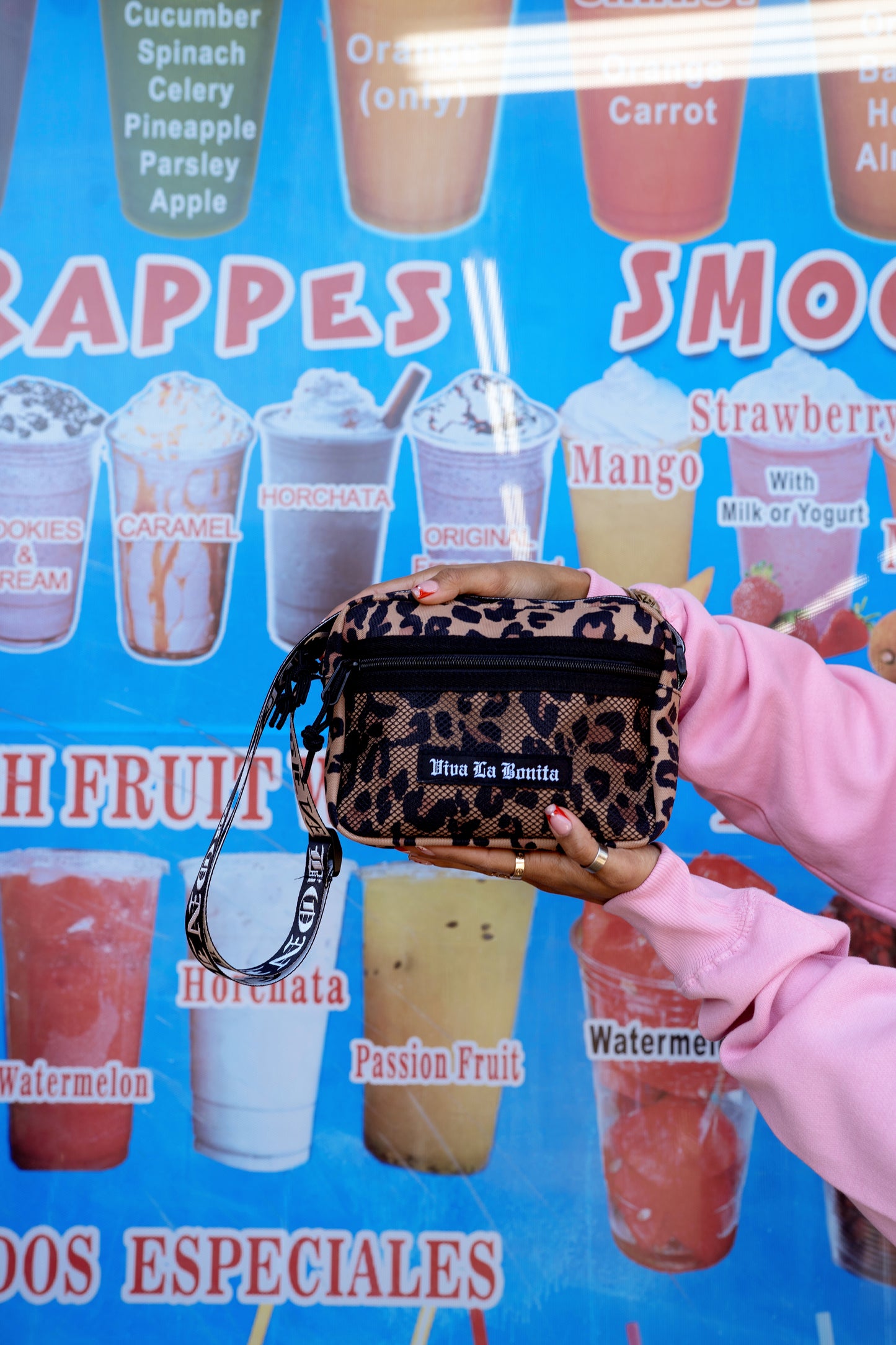 BONITA LEOPARD CROSSBODY BAG