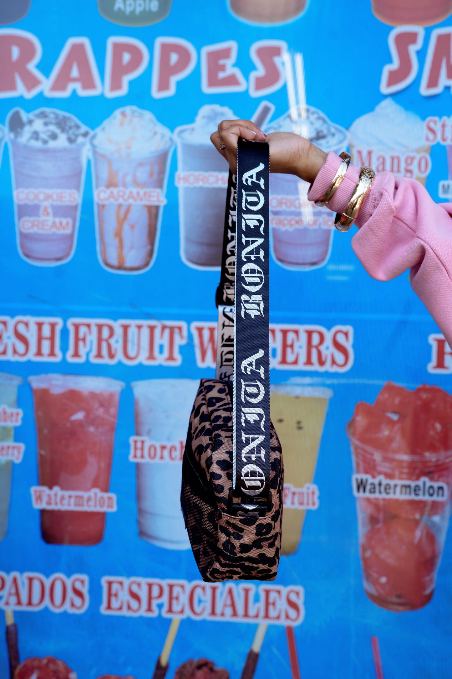 BONITA LEOPARD CROSSBODY BAG