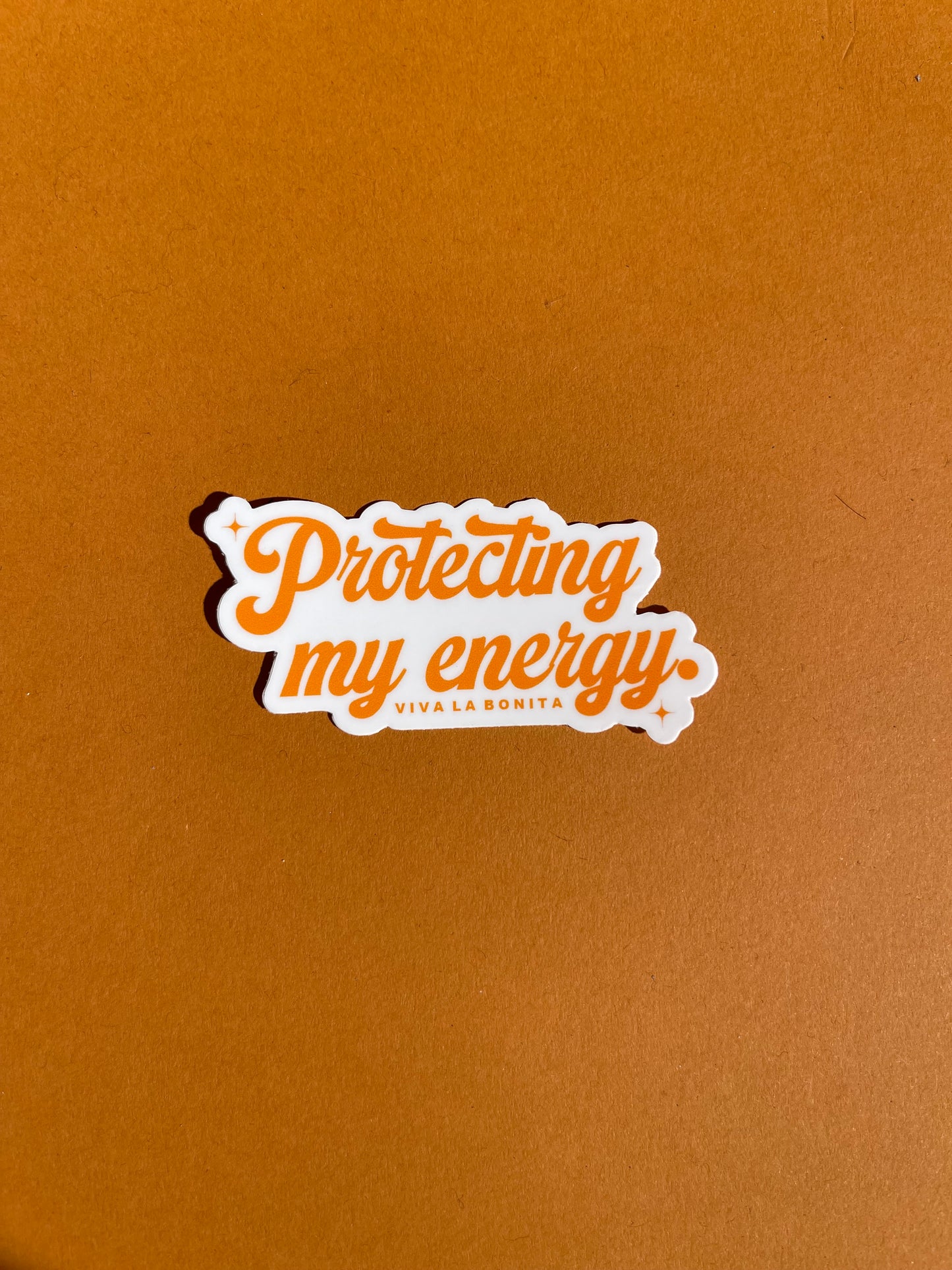 PROTECTING MY ENERGY STICKER