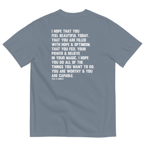 LOVE LETTER Garment-dyed Heavyweight T-shirt