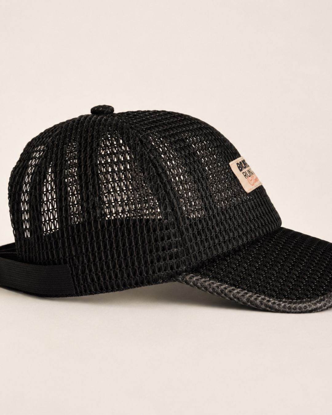 BONITA RUN CLUB BLACK MESH CAP