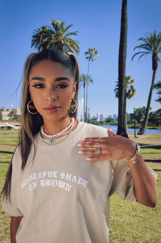 *PRE ORDER* SAND SHADE OF BROWN T-SHIRT