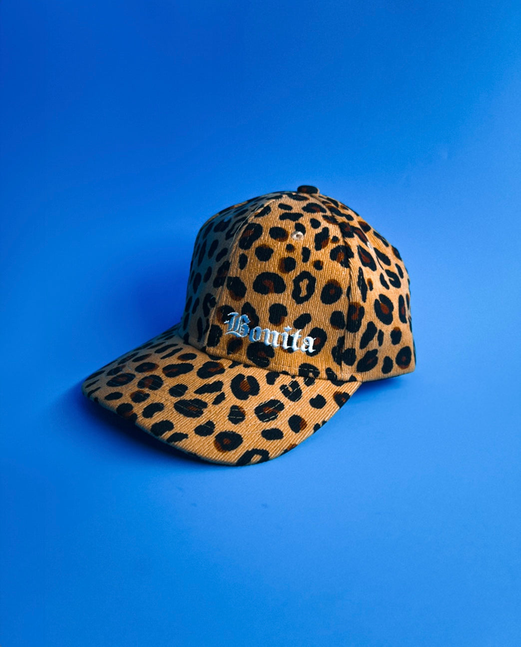 CORDUROY LEOPARD PRINT BONITA HAT