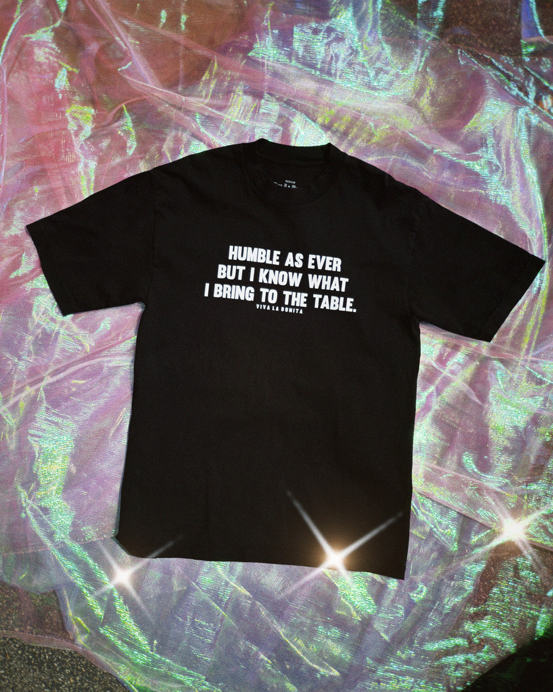 HUMBLE AS EVER BLACK T-SHIRT