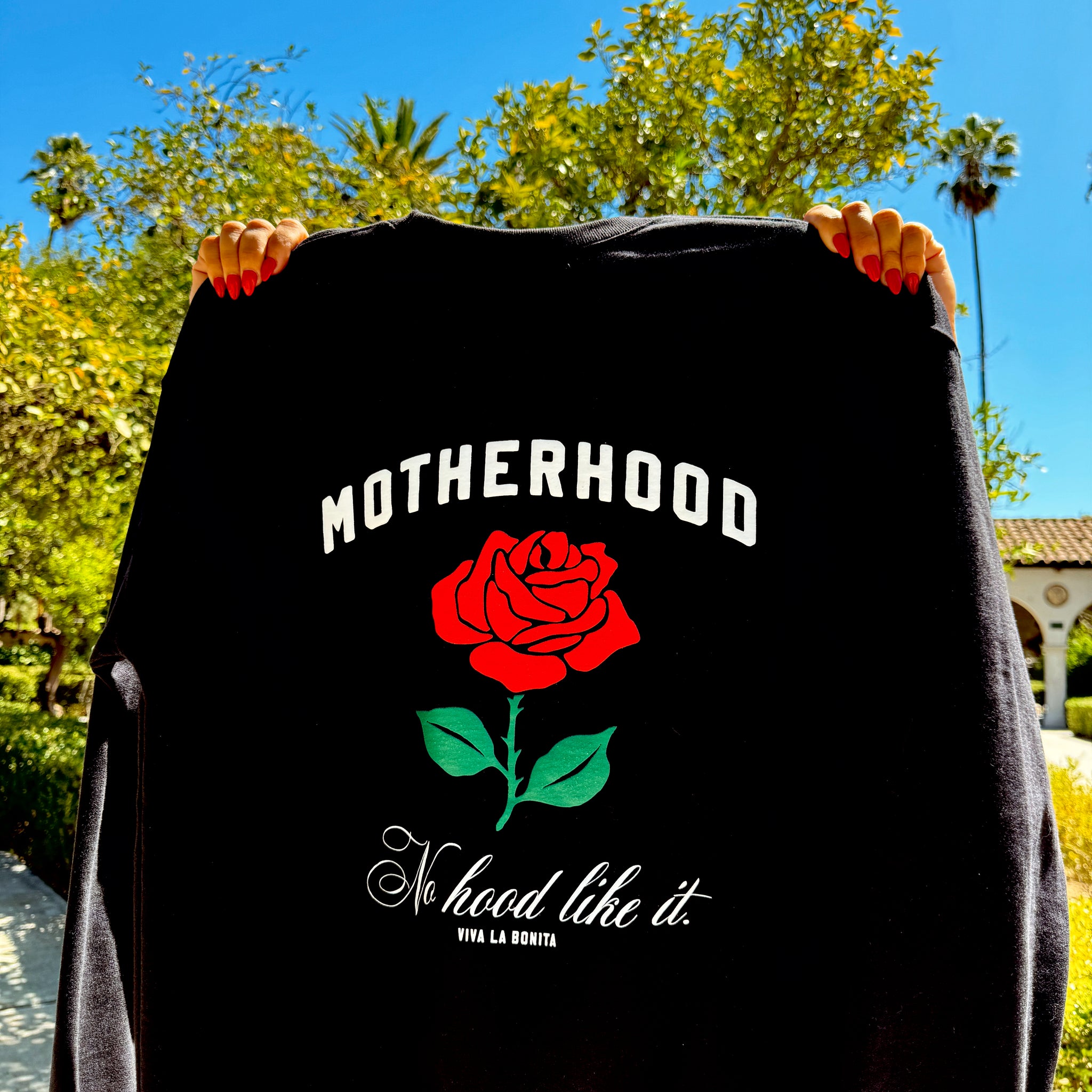 No Hood Like Motherhood Crew Sweatshirt