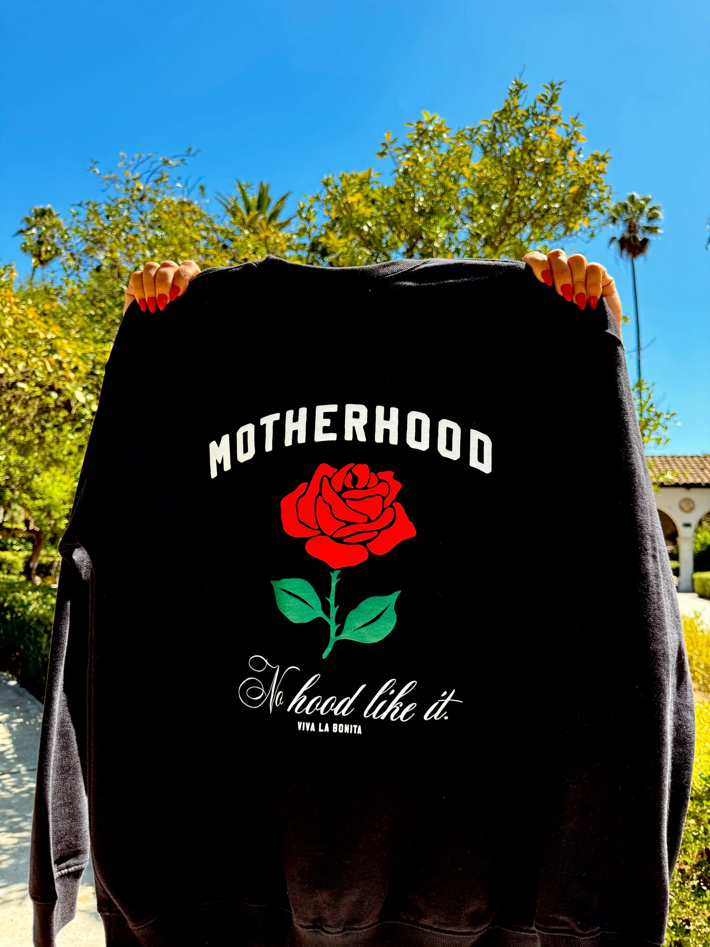 No Hood Like Motherhood Crew Sweatshirt