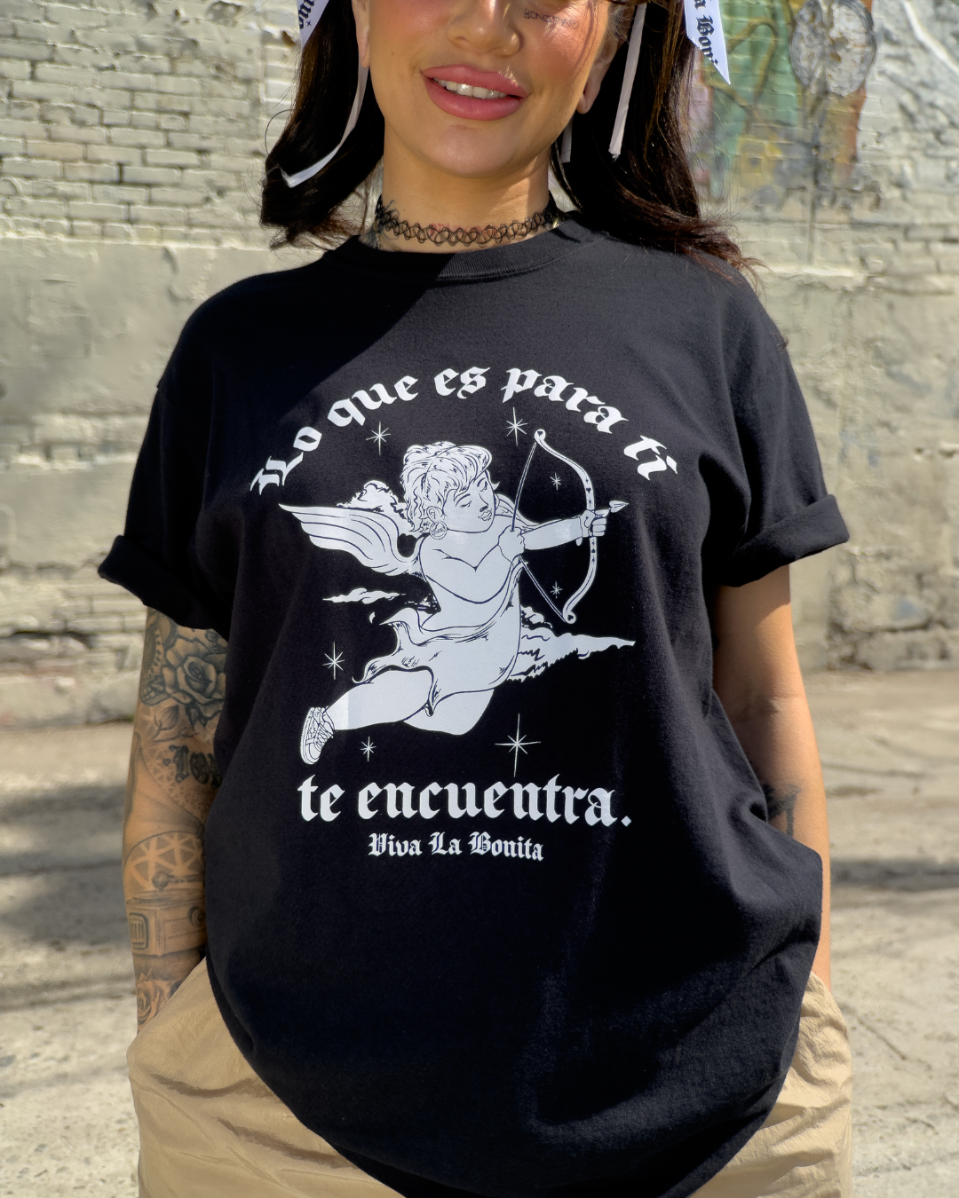 VALENTINA BONITA BLACK T-SHIRT