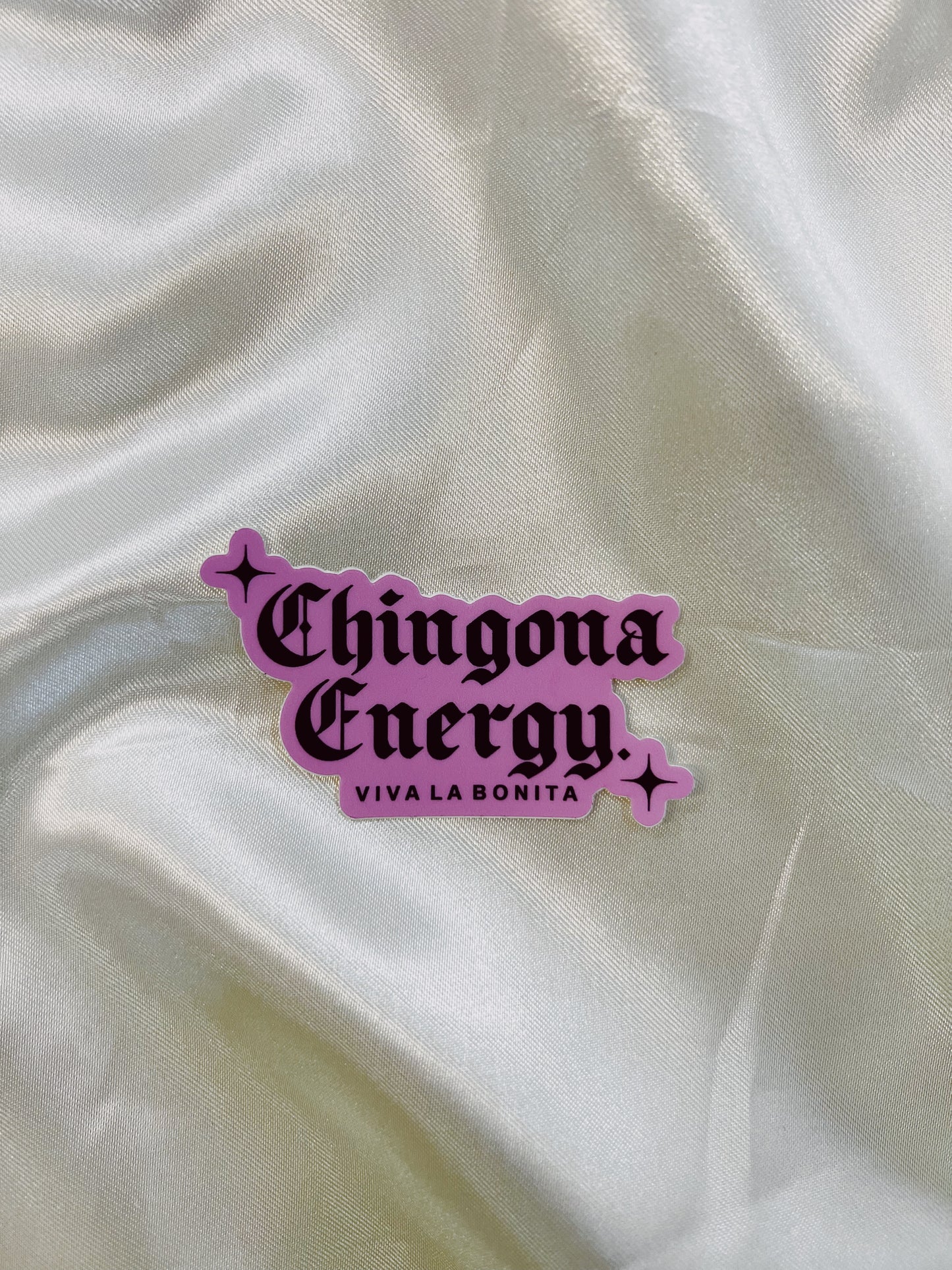 CHINGONA ENERGY STICKER