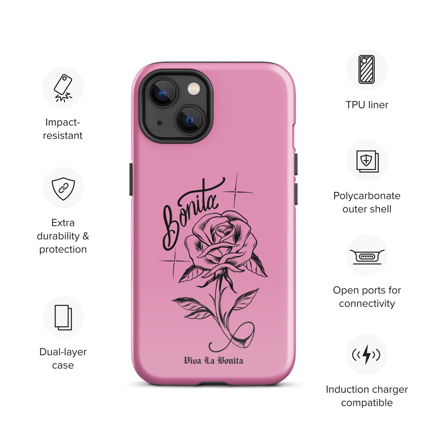 La Rosa Bonita Tough Case for iPhone®