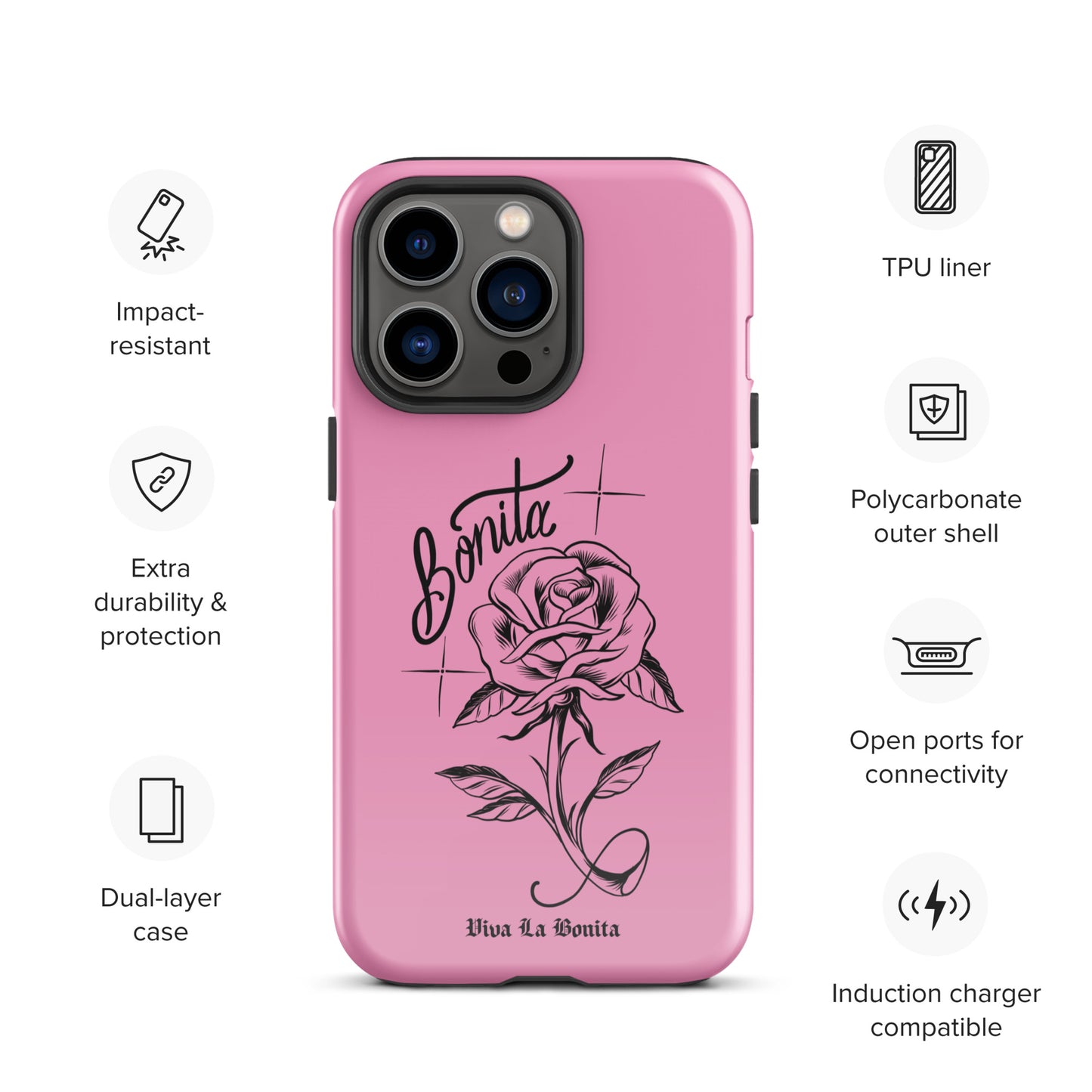 La Rosa Bonita Tough Case for iPhone®