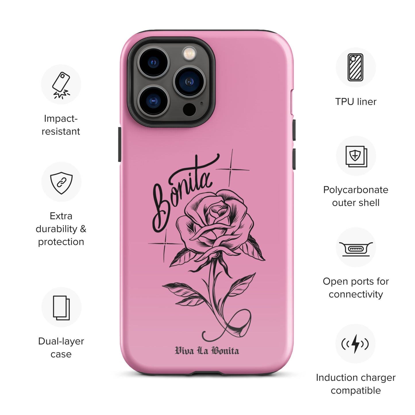 La Rosa Bonita Tough Case for iPhone®