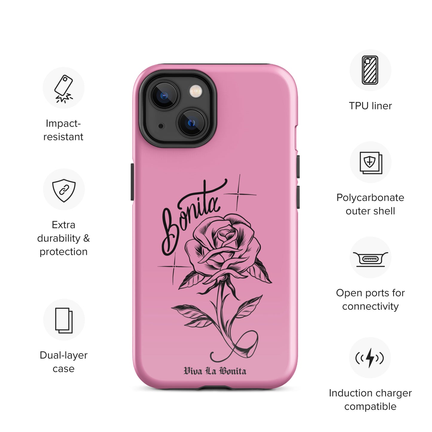 La Rosa Bonita Tough Case for iPhone®