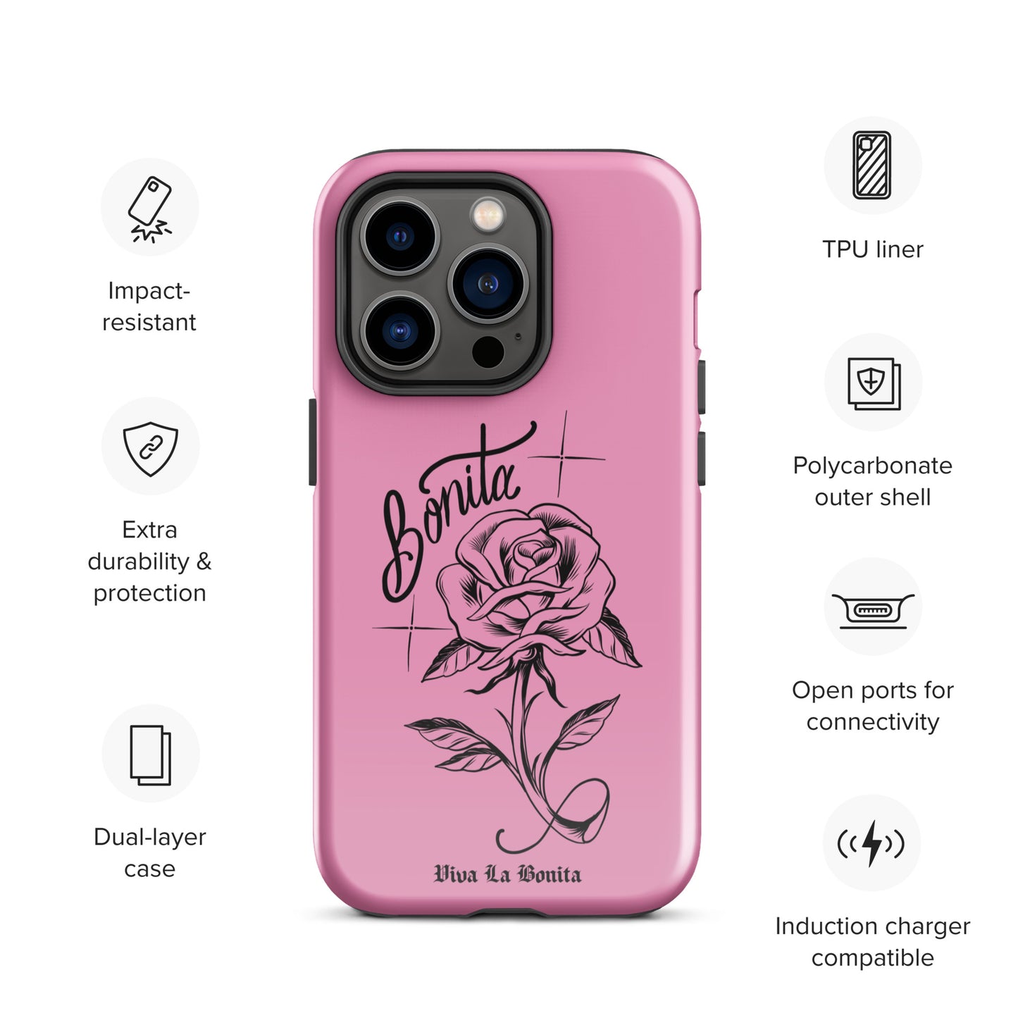 La Rosa Bonita Tough Case for iPhone®