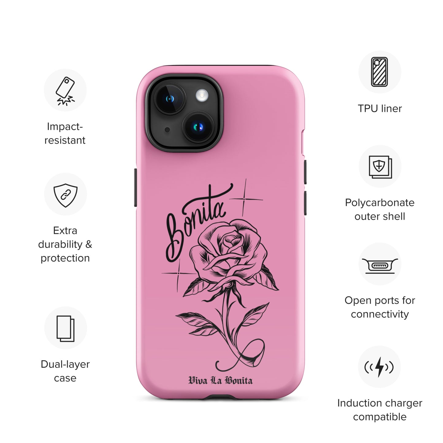 La Rosa Bonita Tough Case for iPhone®