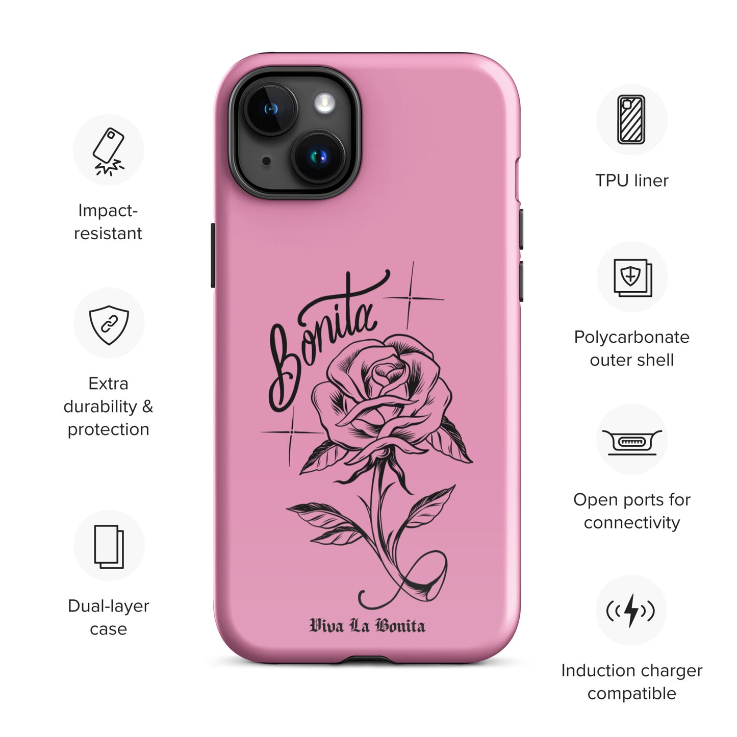 La Rosa Bonita Tough Case for iPhone®