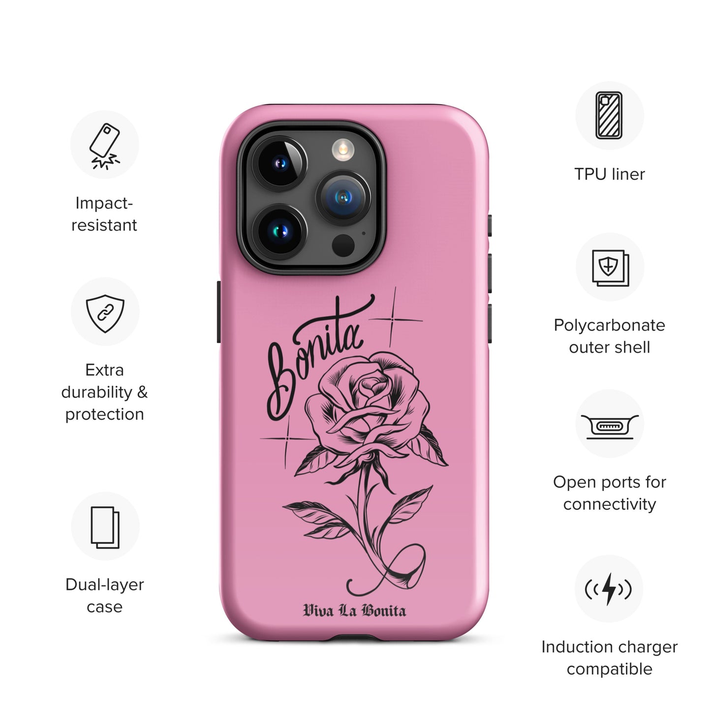 La Rosa Bonita Tough Case for iPhone®