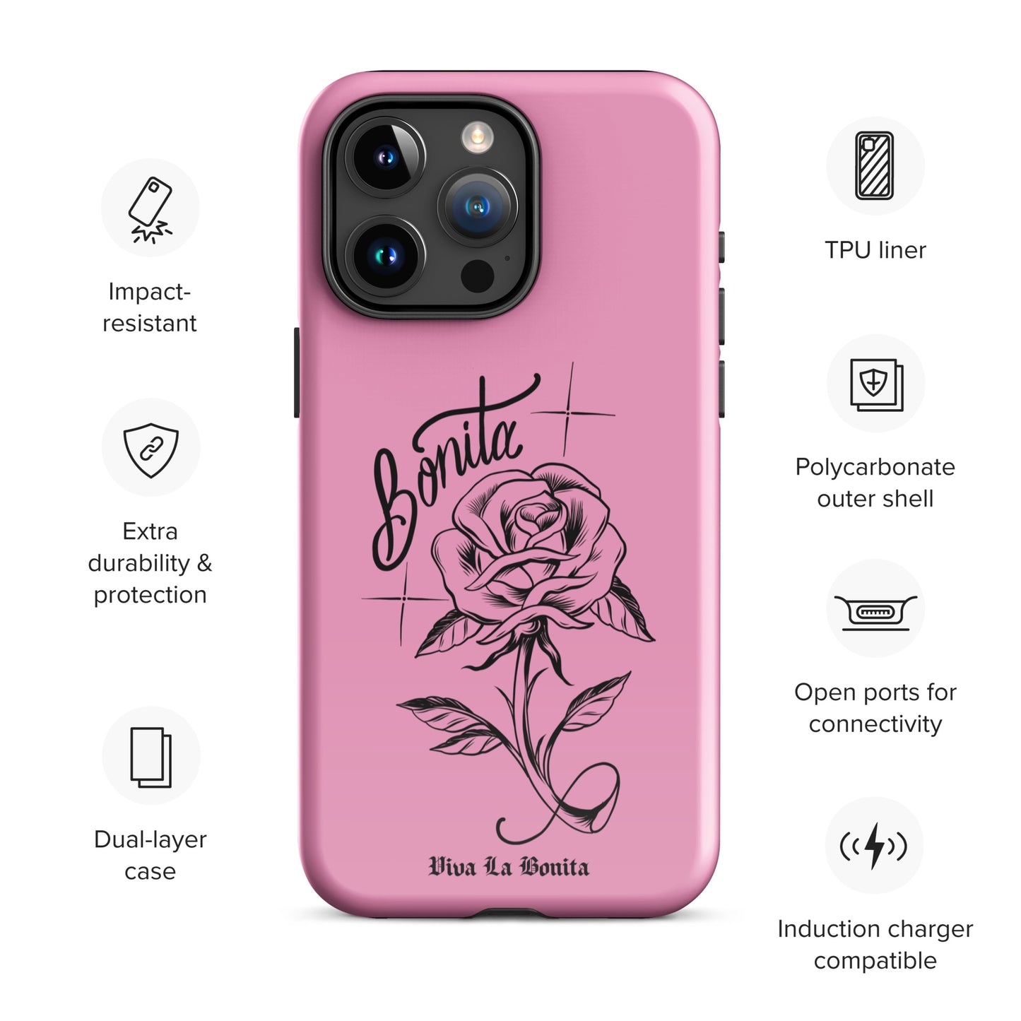 La Rosa Bonita Tough Case for iPhone®