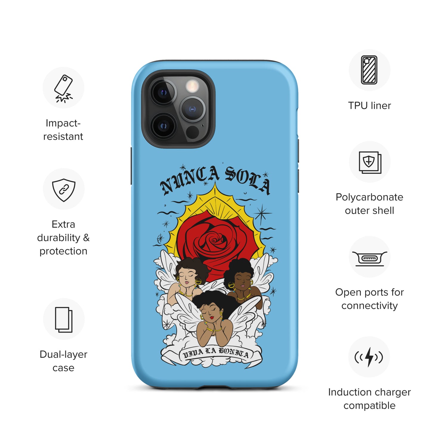 Nunca Sola Tough Case for iPhone®