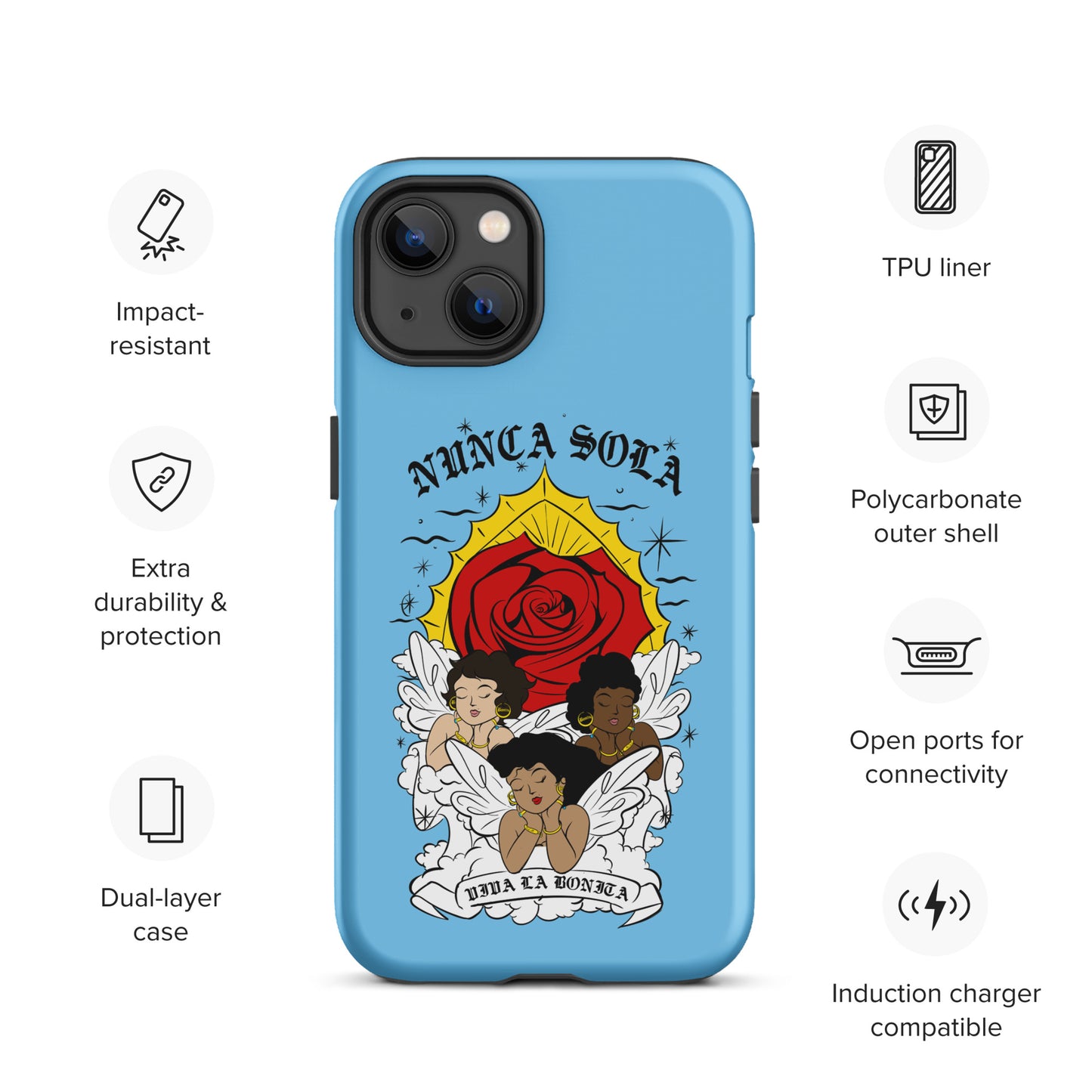 Nunca Sola Tough Case for iPhone®