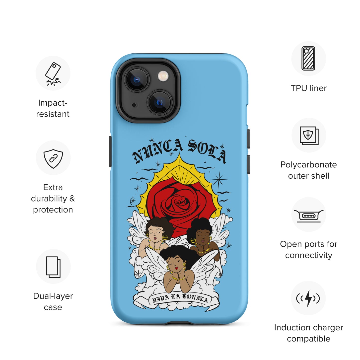 Nunca Sola Tough Case for iPhone®