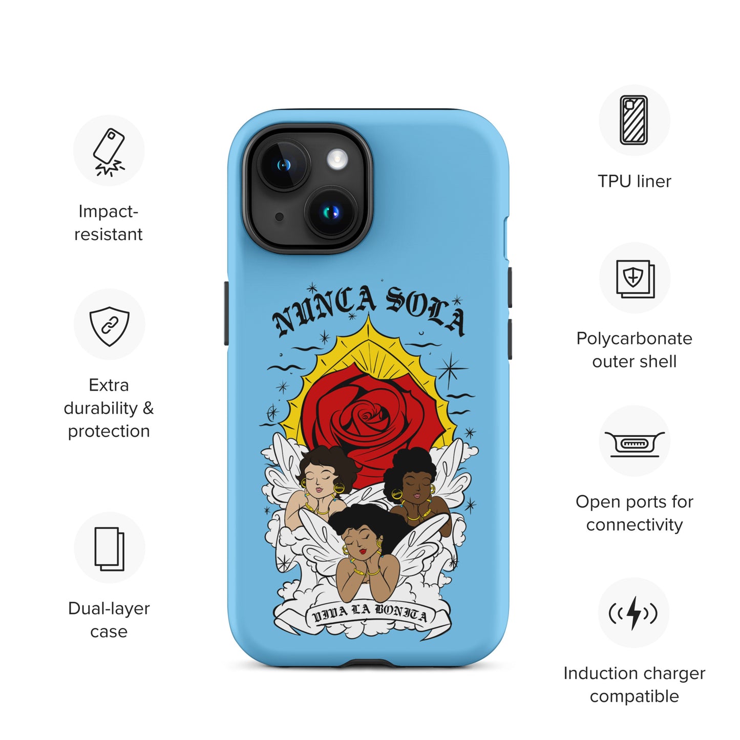 Nunca Sola Tough Case for iPhone®