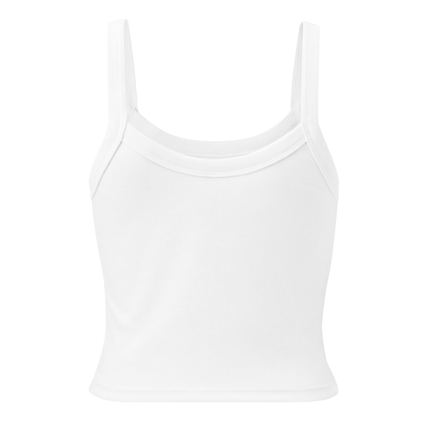 ALACRANA BONITA WHITE RIB TANK TOP