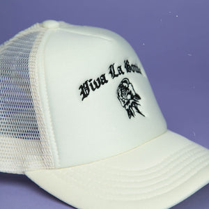 OFF WHITE LA ROSA TRUCKER HAT